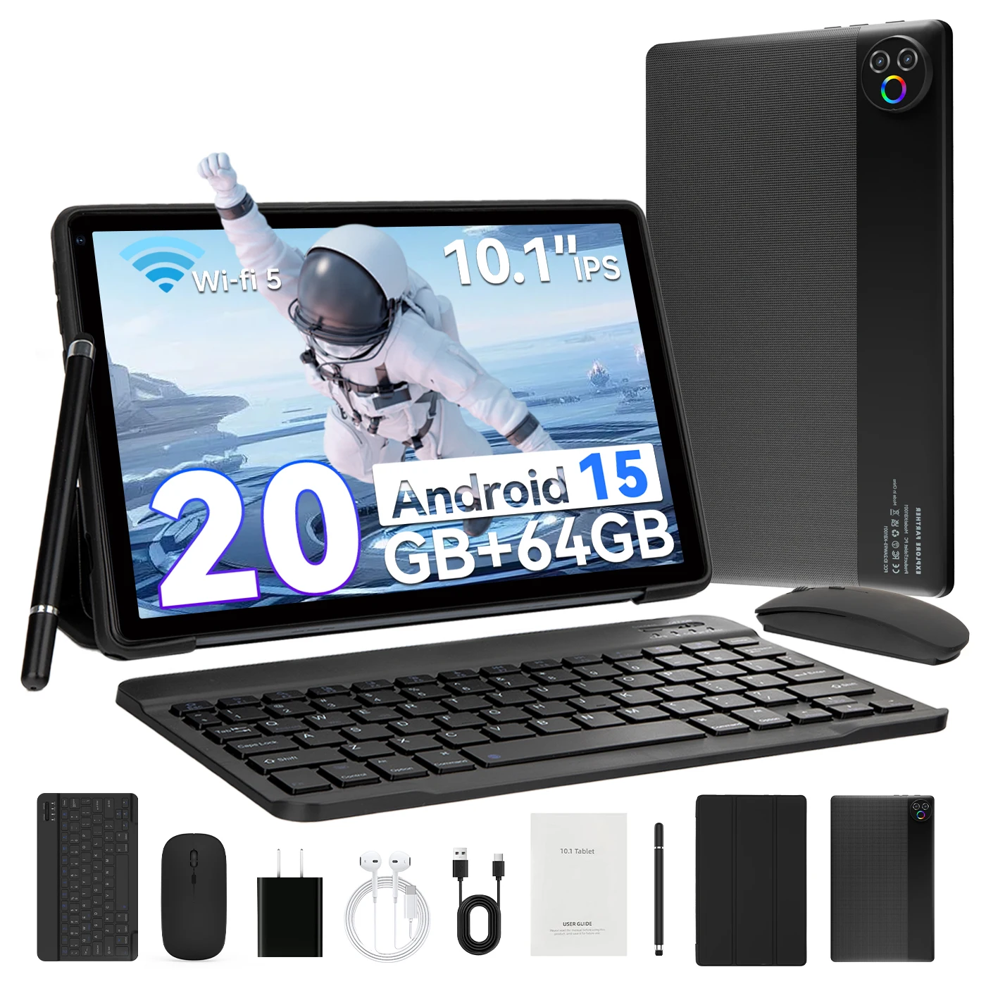 Khadas Vim4 8Gb - Планшет URAO Android 15, 10,1 дюйма,