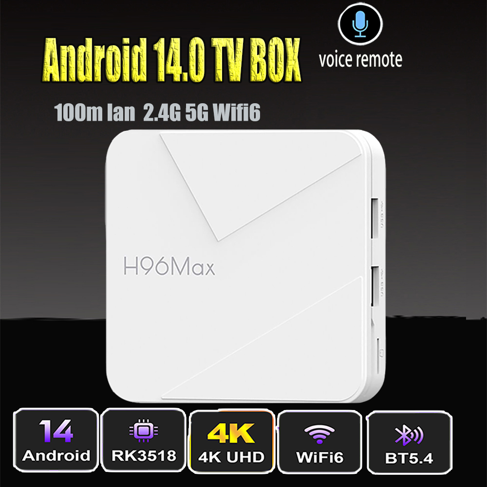 Radxa Rock 5B 16Gb - ТВ-приставка H96 Max на Android 14,
