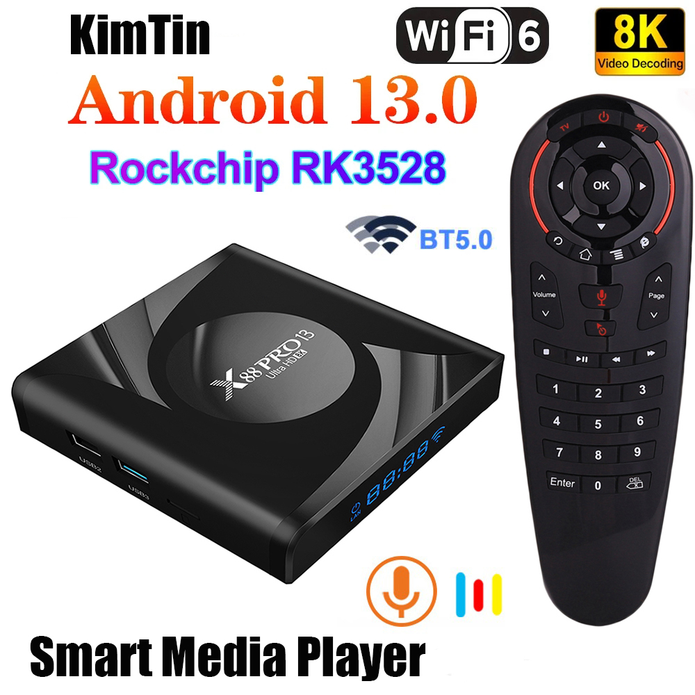 Radxa Rock 5B 16Gb - Телевизионная приставка Google Voice Assista Android