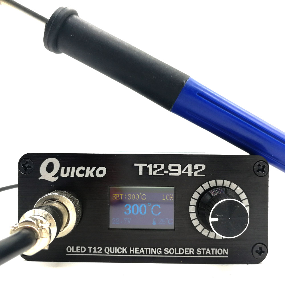 Soldering Station T12 Oled - QUICKO MINI T12 STC OLED цифровая