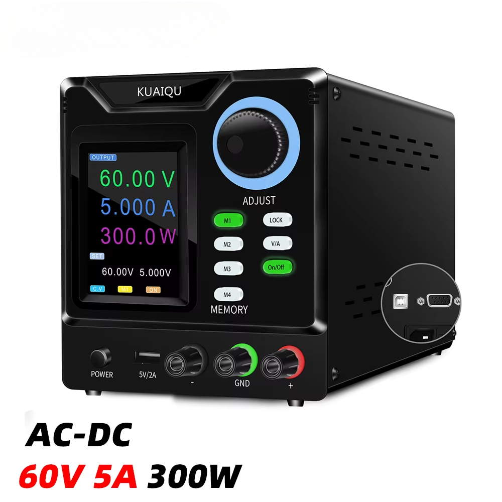 Programmable Dc Power Supply 60V 5A - KUAIQU SPPS-D605-232 60 В 5 А