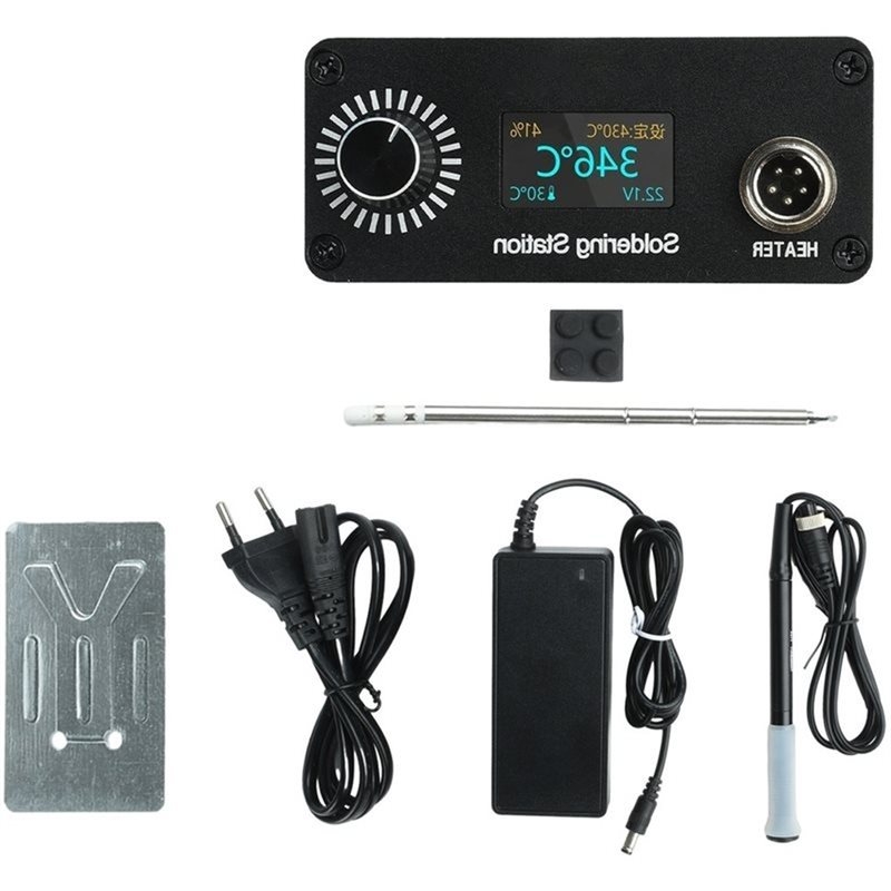 Soldering Station T12 Oled - Цифровая паяльная станция B03C-T12: портативный мини-набор