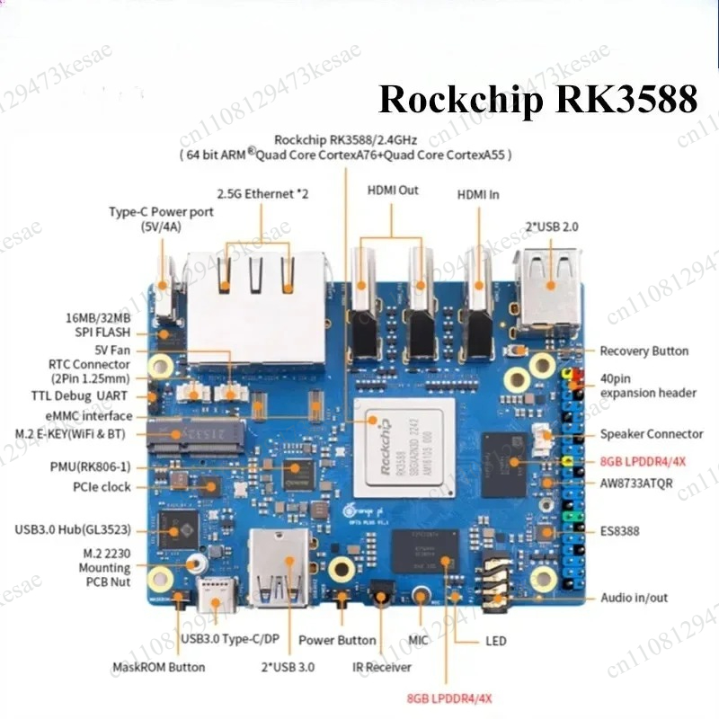 Orange Pi 5 Plus RK3588 SBC 16 – обзор и цена Orange Pi 5 Plus 16Gb
