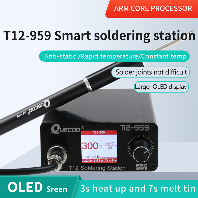 Паяльная станция T12-959 V5.1  – обзор и цена Soldering Station T12 Oled