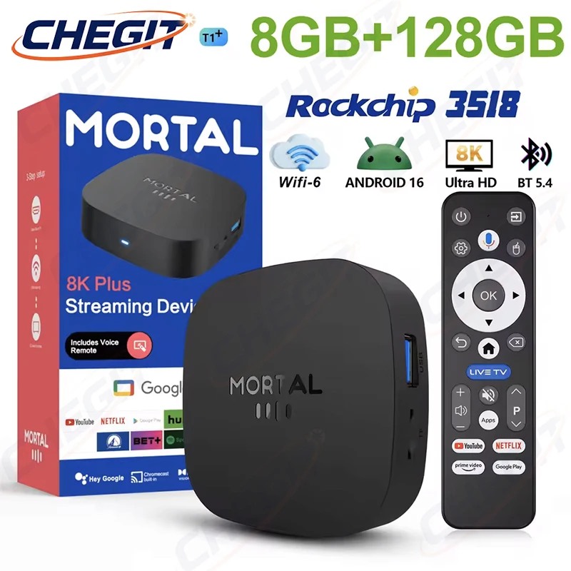 Новый ТВ-бокс T1+ 8K HD 2026 г – обзор и цена Khadas Vim4 8Gb
