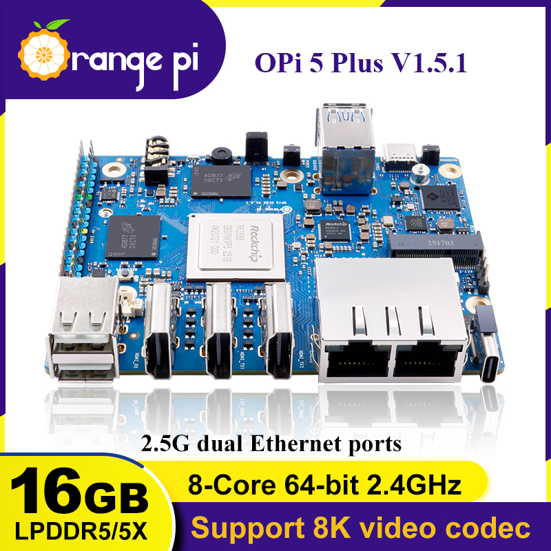 VivaChip TechOrangePi 5 Plus 1 – обзор и цена Orange Pi 5 Plus 16Gb