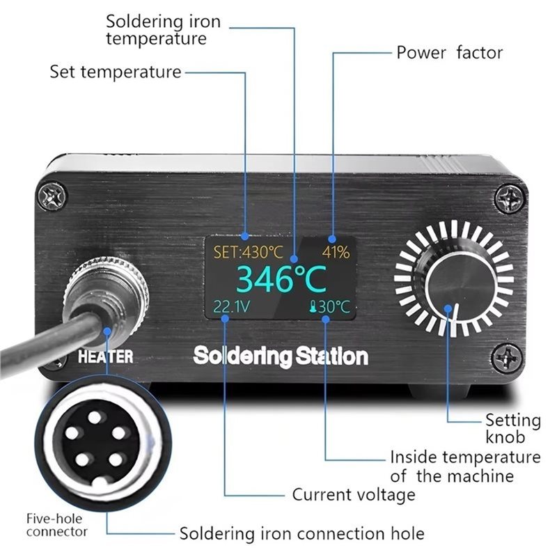 Паяльная станция AB11-T12 для  – обзор и цена Soldering Station T12 Oled