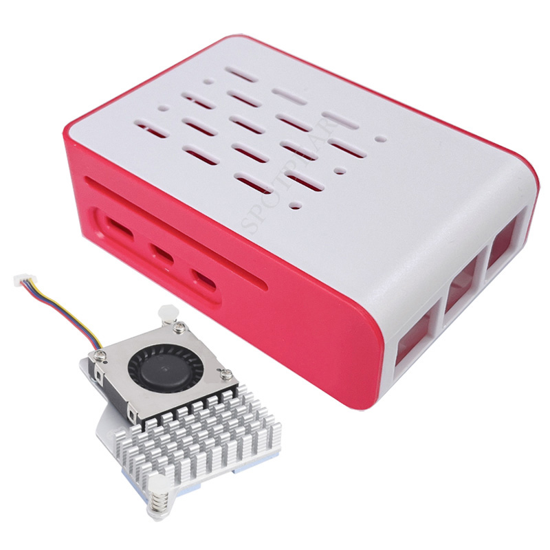 Красно-белый охлаждающий чехол – обзор и цена Raspberry Pi 5 8Gb Kit