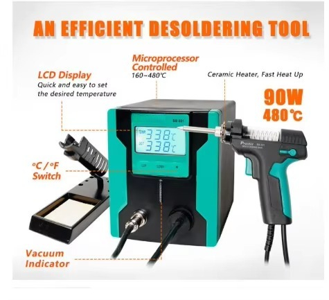 Цифровой электрический паяльны – обзор и цена Desoldering Gun Vacuum Electric