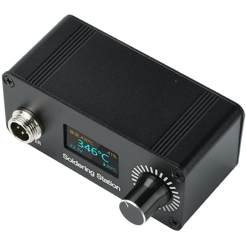 Портативная мини-паяльная стан – обзор и цена Soldering Station T12 Oled