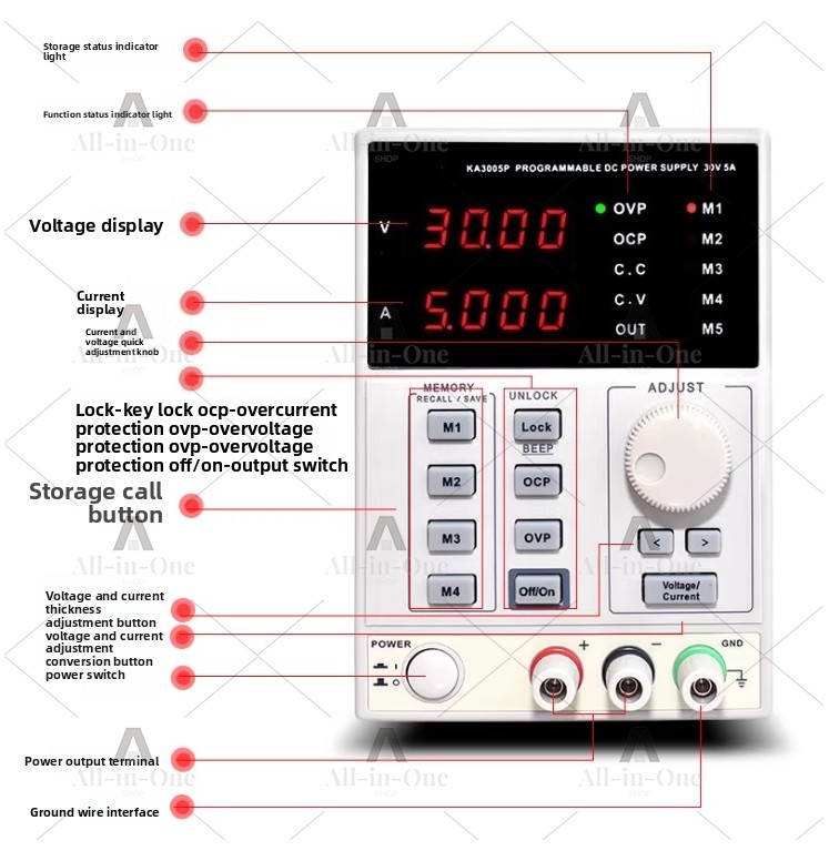 Цифровой программируемый источ – обзор и цена Programmable Dc Power Supply 60V 5A