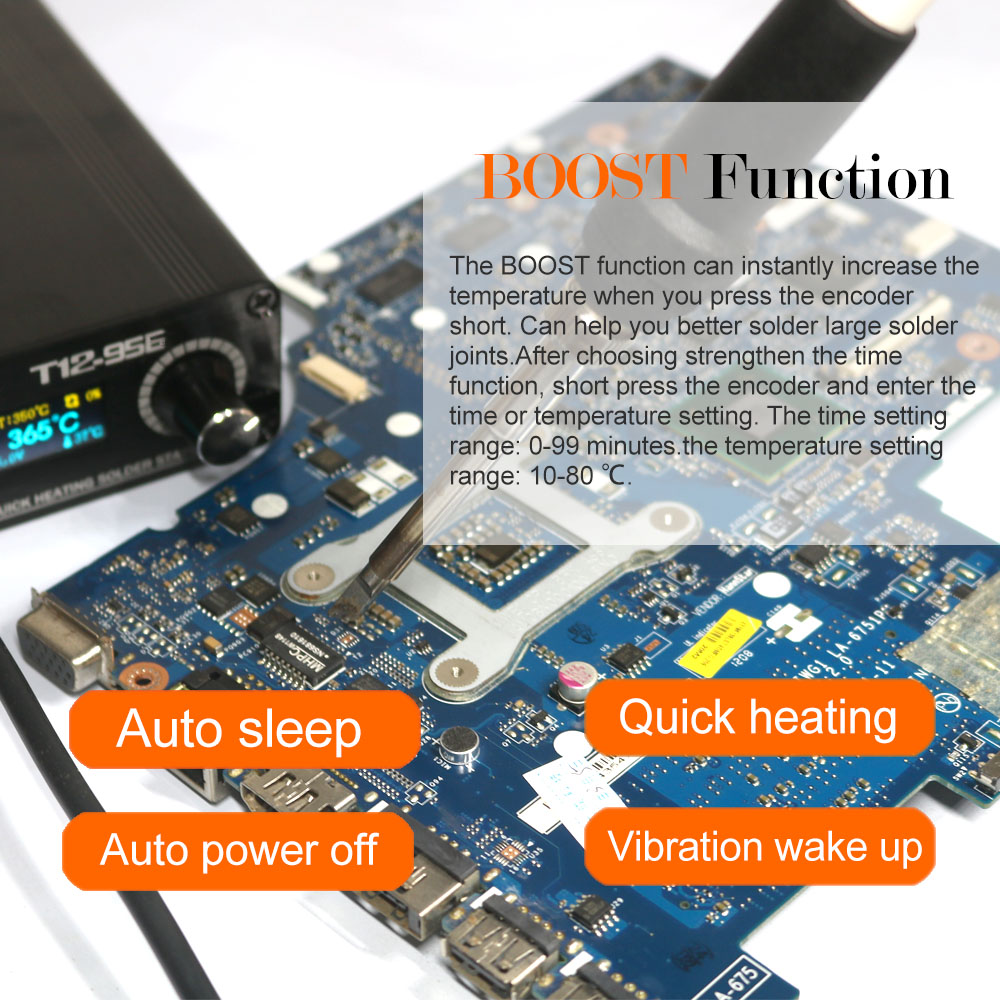 Цифровая паяльная станция QUEC – обзор и цена Soldering Station T12 Oled