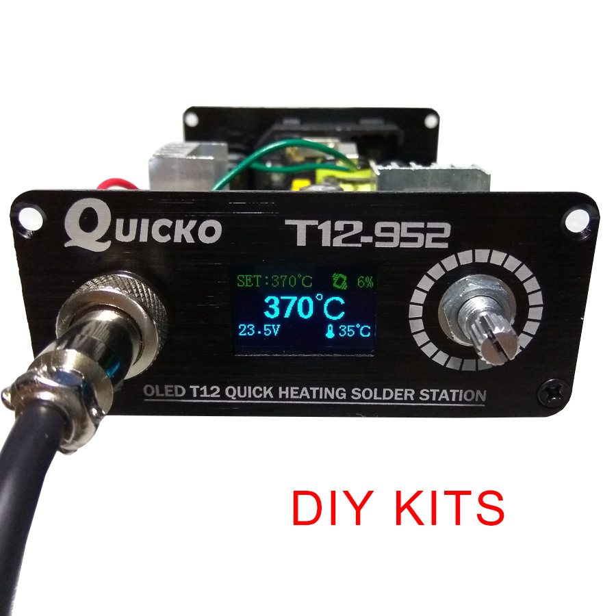 QUICKO T12 STC-OLED пайки паял – обзор и цена Soldering Station T12 Oled